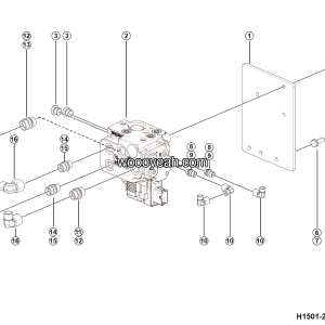 LGMG Off-Highway Dump Truck 2023 - Electrohydraulic steering valve assy - H1501-2715013748.S1A