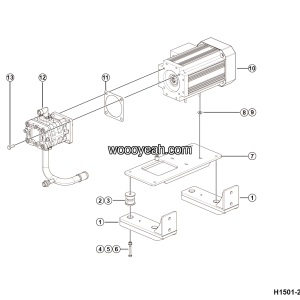 LGMG Off-Highway Dump Truck 2024 - Pump and motor installation - H1501-2715013752.S1A