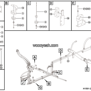 LGMG Off-Highway Dump Truck 2024 - Steering accessories assy - H1501-2715013774.S1A