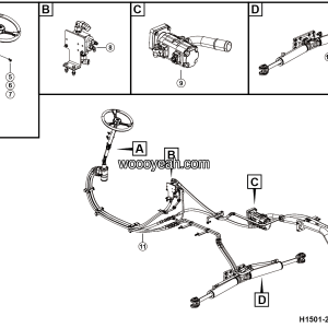 LGMG MT106H 2025 - Hyd steering assy - H1501-2715014013.S1A