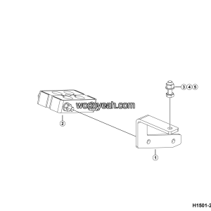 LGMG Off-Highway Dump Truck 2024 - Bracket assy 04 - H1501-2715014500.S1A