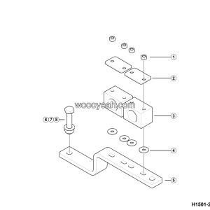 LGMG MT106H 2025 - Bracket assy 01 - H1501-2715014577.S1A