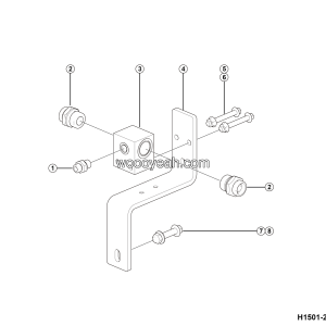 LGMG Mine Truck 2026 - Bracket assy 03 - H1501-2715015388.S1A
