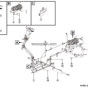 LGMG Mine Truck 2026 - Steering assy - H1501-2715015587.S1C