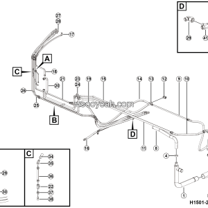 LGMG Mine Truck 2026 - Steering line assy - H1501-2715015608.S1B