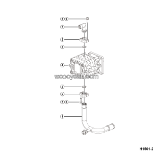 LGMG RTH100 2025 - Pump & motor assy - H1501-2715015615.S1A