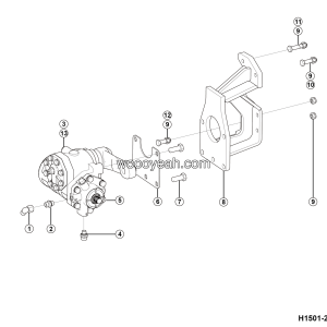 LGMG LGMG50T 2025 - Steering unit installation - H1501-2715015660.S1A