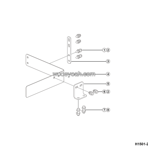 LGMG Mine Truck 2026 - Guard assy - H1501-2715015864.S1A