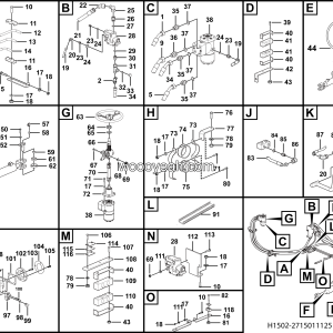 LGMG MT86H Mine Truck - Steering assy - H1502-2715011125