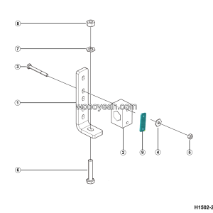 LGMG Off-Highway Dump Truck 2024 - ASM-BRACKET 01 - H1502-2715013073.S1A