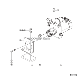 LGMG Off-Highway Dump Truck 2023 - Steering assembly - H6000-2760000130.S1A