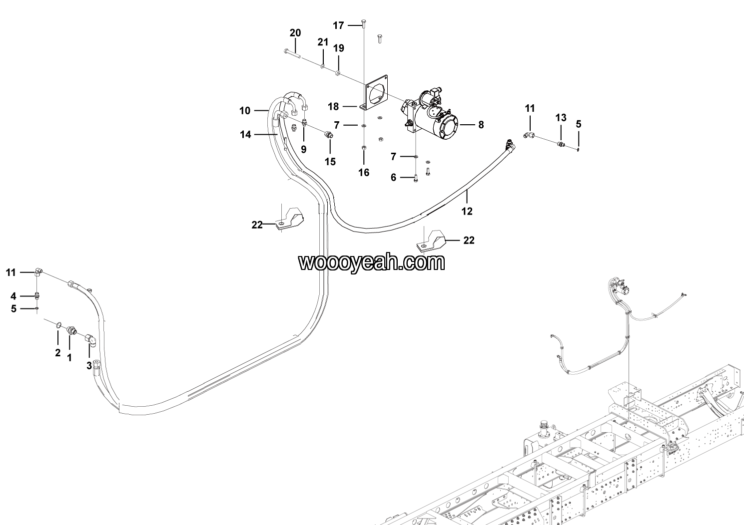 LGMG Off-Highway Dump Truck 2023 - Emergency steering power unit assy - H6000-2760000166
