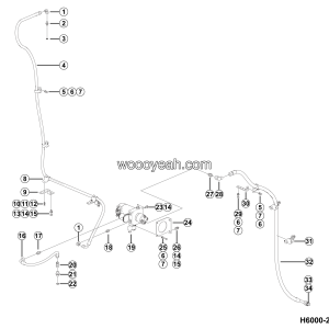 LGMG Off-Highway Dump Truck 2024 - Emergency steering power unit assemblg - H6000-2760000200.S1D
