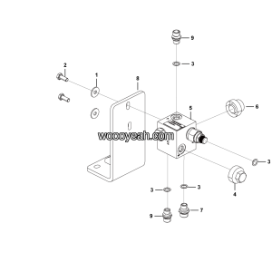 LGMG Off-Highway Dump Truck 2023 - ASM - Relief valve installation assembly - H6000-2760000205