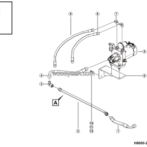 LGMG MTE86H 2025 - Emergency steering assy - H6000-2760000213.S1A