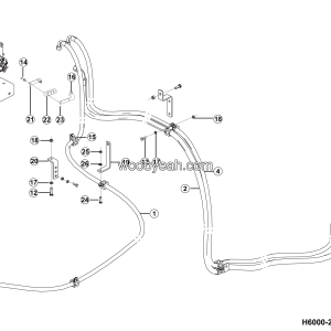 LGMG CMT66A 2025 - Emergency steering assy - H6000-2760000334.S1A