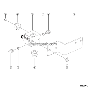 LGMG RTH100 2025 - Relief valve installation - H6000-2760000378.S1A