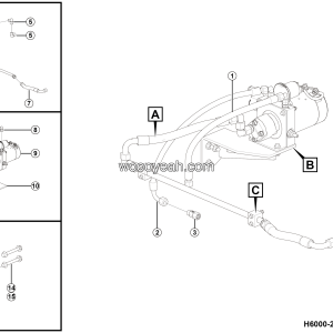 LGMG MTE86H 2025 - Emergency steering assy - H6000-2760000533.S1A