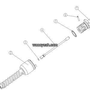 LGMG Mine Truck Mine Truck - Steering screw and valve core and torsion bar assembly NT12590M-3411050 - H7-4120000934002