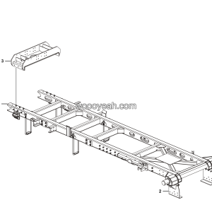 LGMG CMT96 Mine Truck - Auxiliary carrier assembly - I0400-2740010419