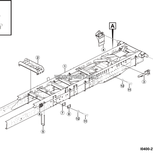 LGMG MT106 2025 - Sub-frame assembly - I0400-2740010917.S1C