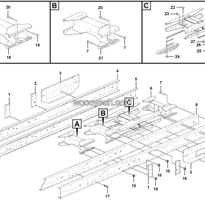 LGMG Mine Truck Mine Truck - Frame - I1400-2714011727