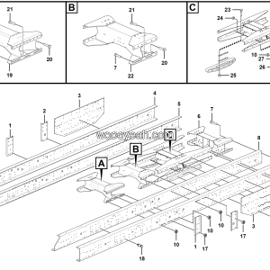 LGMG Mine Truck Mine Truck - Frame - I1400-2714011761