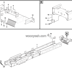 LGMG Off-Highway Dump Truck 2022 - Frame assy - I1400-2714012711