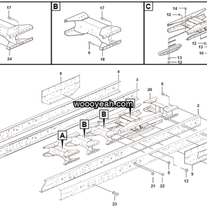 LGMG Off-Highway Dump Truck 2023 - Frame assy - I1400-2714012879