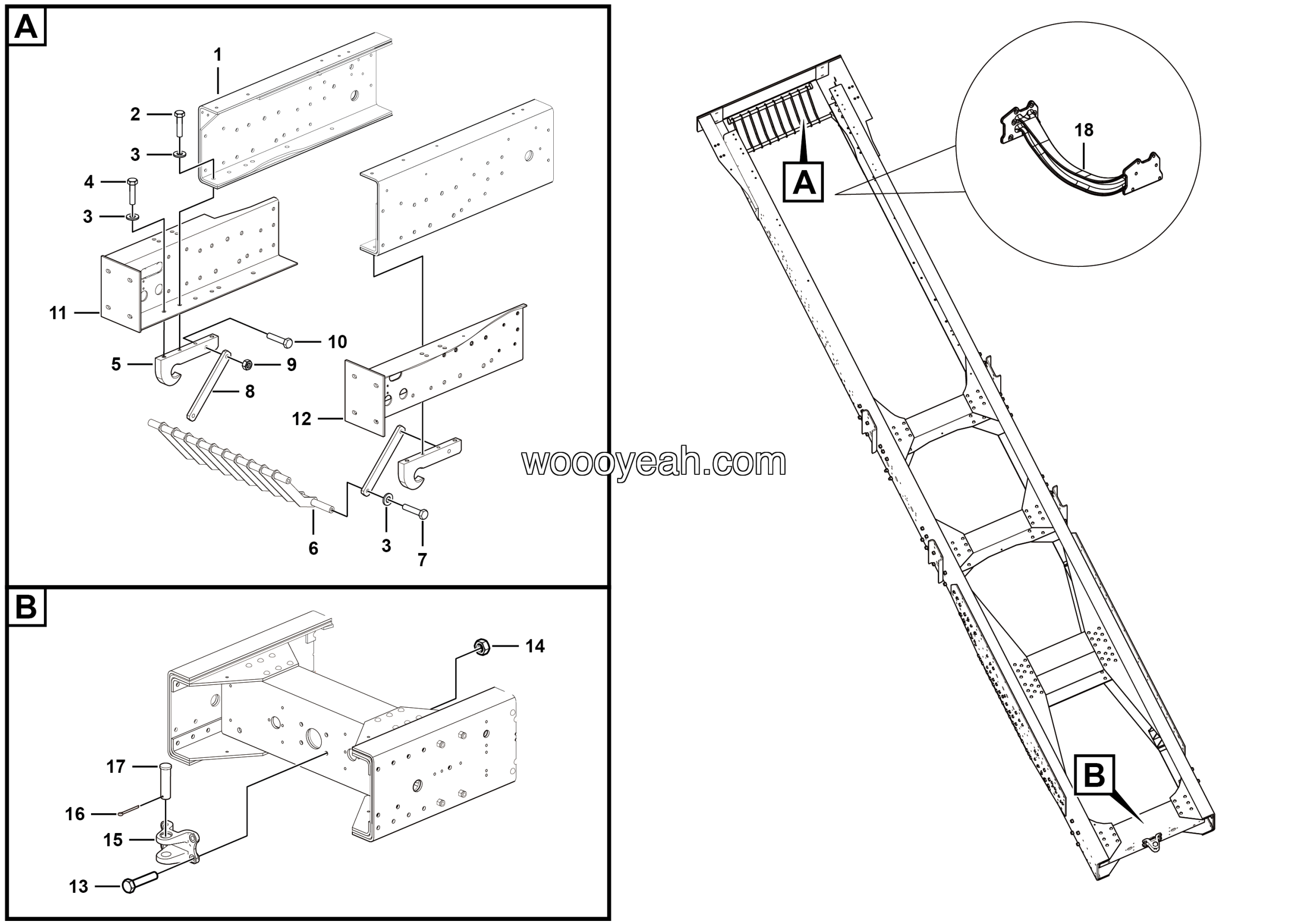 LGMG Off-Highway Dump Truck 2023 - Frame assy - I1400-2714012884