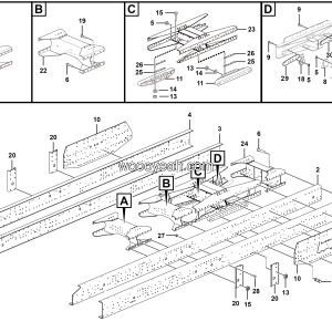 LGMG Off-Highway Dump Truck 2021 - Frame assy - I1400-2714012959