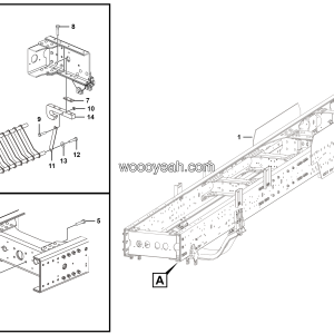 LGMG Off-Highway Dump Truck 2020 - Frame assy - I1400-2714013356