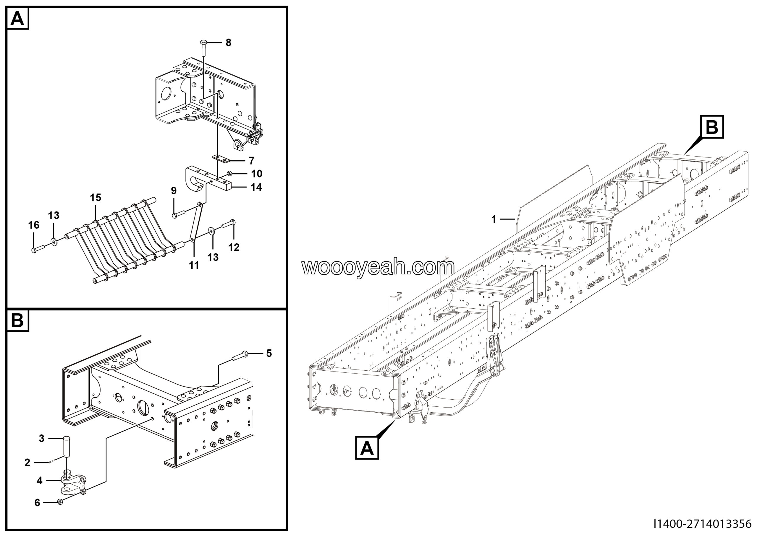 LGMG Off-Highway Dump Truck 2020 - Frame assy - I1400-2714013356