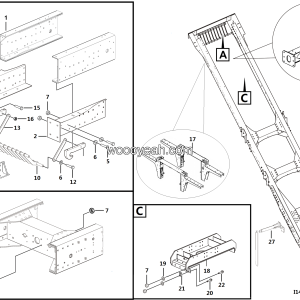LGMG Off-Highway Dump Truck 2022 - Frame assy - I1400-2714013868.S