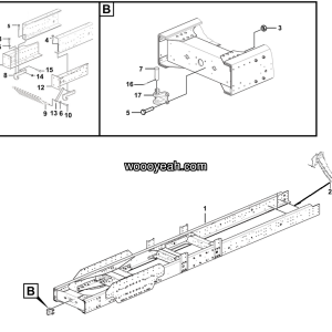 LGMG Off-Highway Dump Truck 2022 - Frame assy - I1400-2714014901