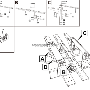 LGMG Off-Highway Dump Truck 2021 - Bench installation assy - I1400-2714015033