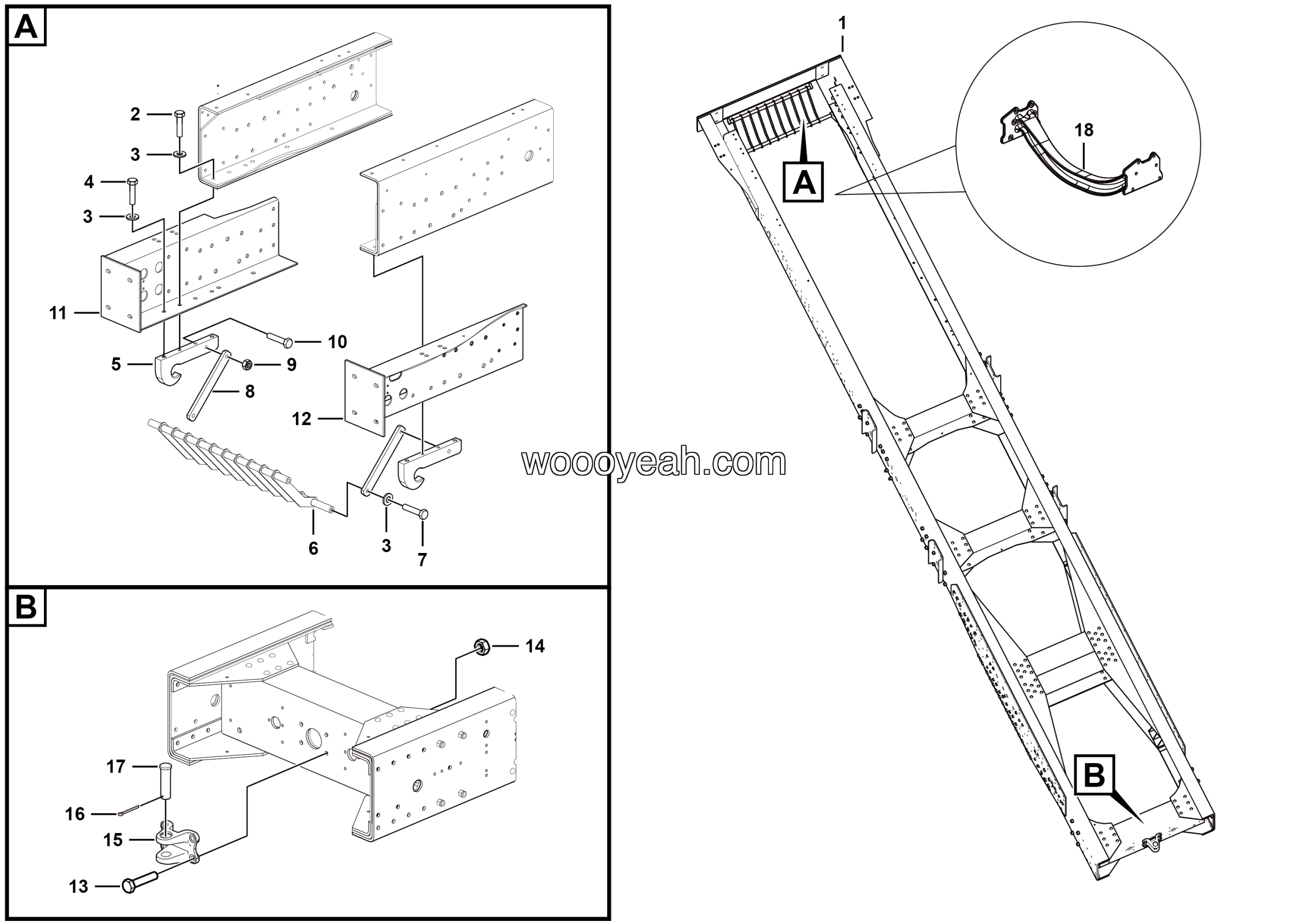 LGMG Off-Highway Dump Truck 2022 - Frame assy - I1400-2714015069