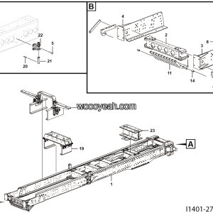 LGMG Off-Highway Dump Truck 2022 - Frame assy - I1401-2714016348