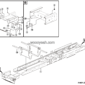 LGMG Off-Highway Dump Truck 2023 - Frame assembly - I1401-2714018098.S1B