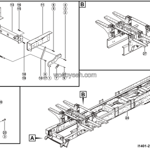 LGMG Off-Highway Dump Truck 2023 - Frame assy - I1401-2714018821.S1A