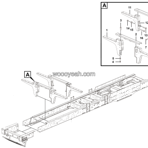 LGMG Off-Highway Dump Truck 2021 - Bench support assy - I1402-2714013284