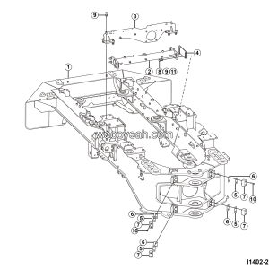 LGMG Off-Highway Dump Truck 2024 - Fr frame assy - I1402-2714021133.S1B