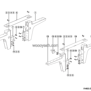LGMG Road Sprinkler 2026 - Walkway brackets installation - I1402-2714023800.S1B