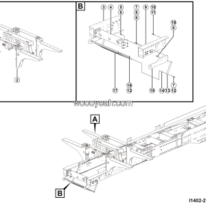 LGMG CMT96A 2025 - Frame assy - I1402-2714025102.S1A