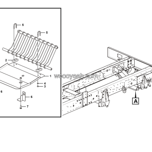 LGMG Mine Truck Mine Truck - Fan baffle assembly - I3-2739010021