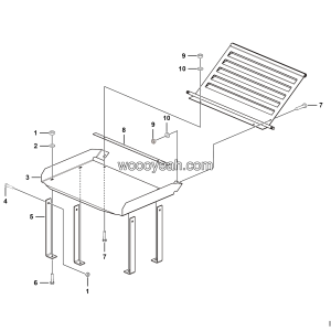 LGMG CMT96 Mine Truck - Fan guide assembly - I3900-2739010060
