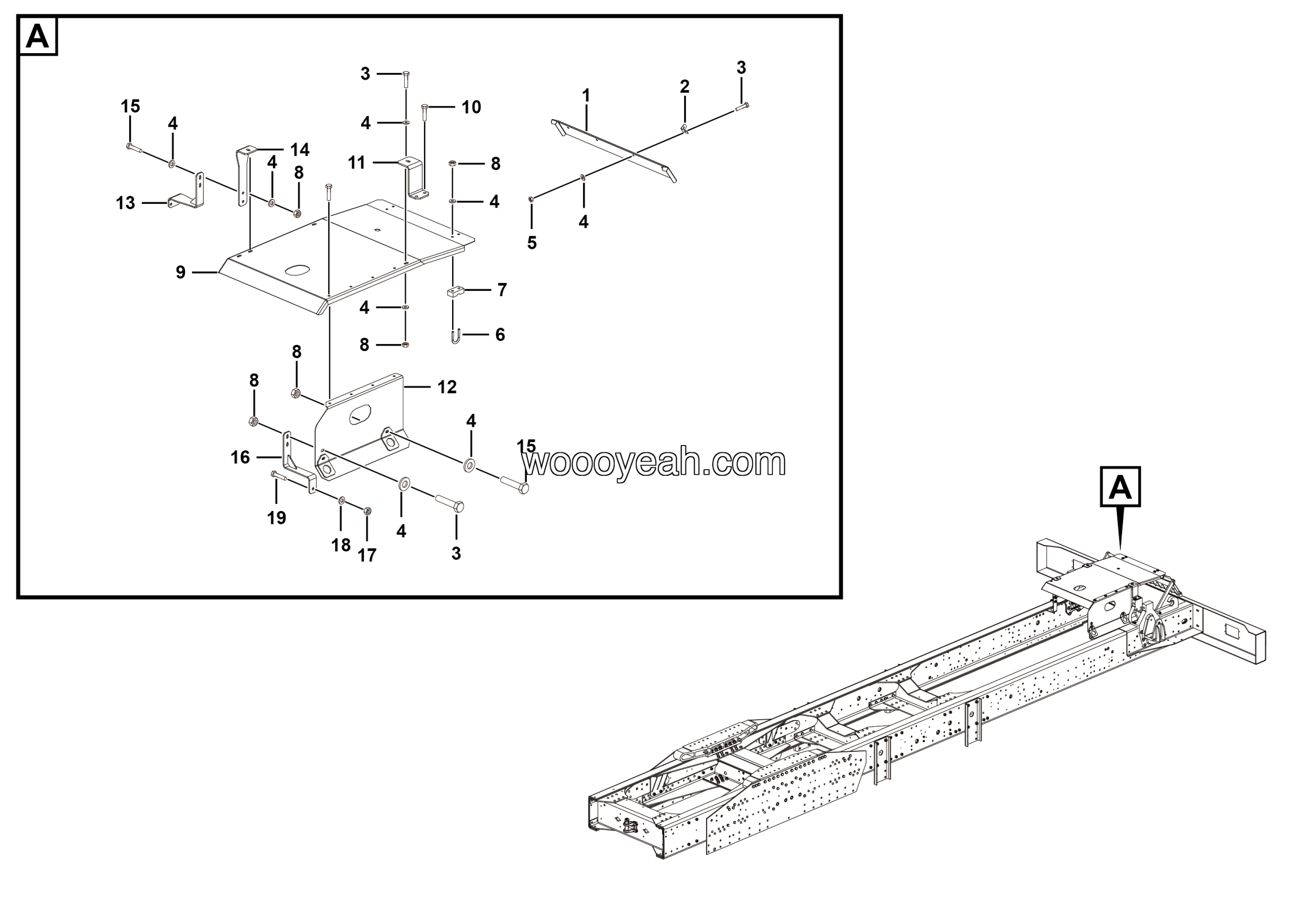 LGMG Off-Highway Dump Truck 2023 - Fan guide assy - I3900-2739010328