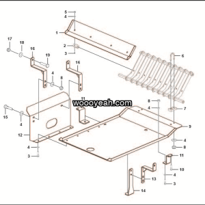 LGMG MT95H Mine Truck - Fan guide assy - I3901-2739010150