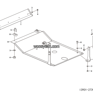 LGMG Off-Highway Dump Truck 2022 - Fan guide assy - I3901-2739010290.S1A