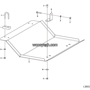 LGMG Off-Highway Dump Truck 2023 - Fan guide assy - I3901-2739010312